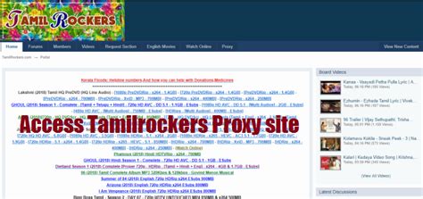 tamilrockers proxy site 2022|TamilRockers Proxy: Latest Unblock Sites List and Alternatives